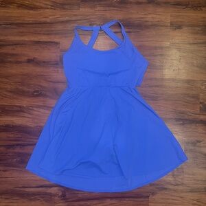 HALARA Backless Twisted Flare Dance Active Dress- Longer Length